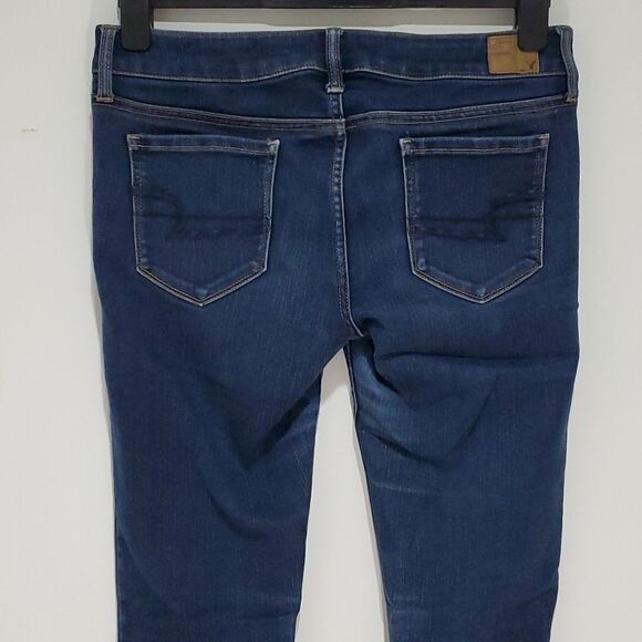 AMERICAN Eagle 32" waist dark wash stretch skinny jeans - Picture 4 of 8